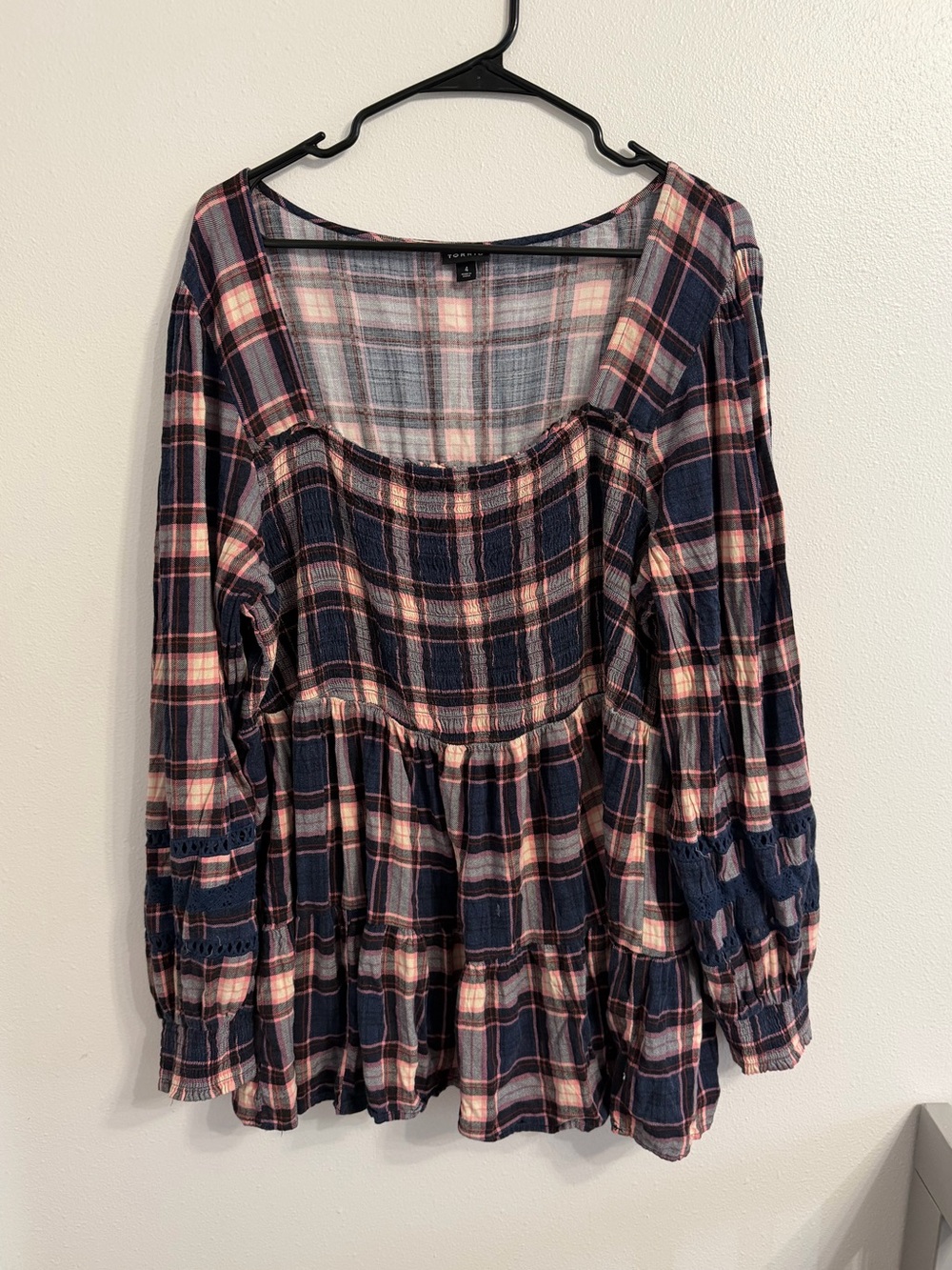 Torrid Plaid Blouse